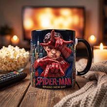 Load image into Gallery viewer, “Embrace Your Inner Hero” - Personalized Adventure Coffee Accent Mug - Custom Gift for Spider-Man Fans
