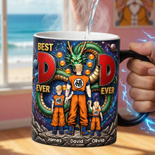 Load image into Gallery viewer, “Best Dad Ever” - Cosmic Aura Dad Magic Ceramic Coffee Mug - Personalized Gift for Dad, Grandpa, and More Coffee Mug PopCulturePrints
