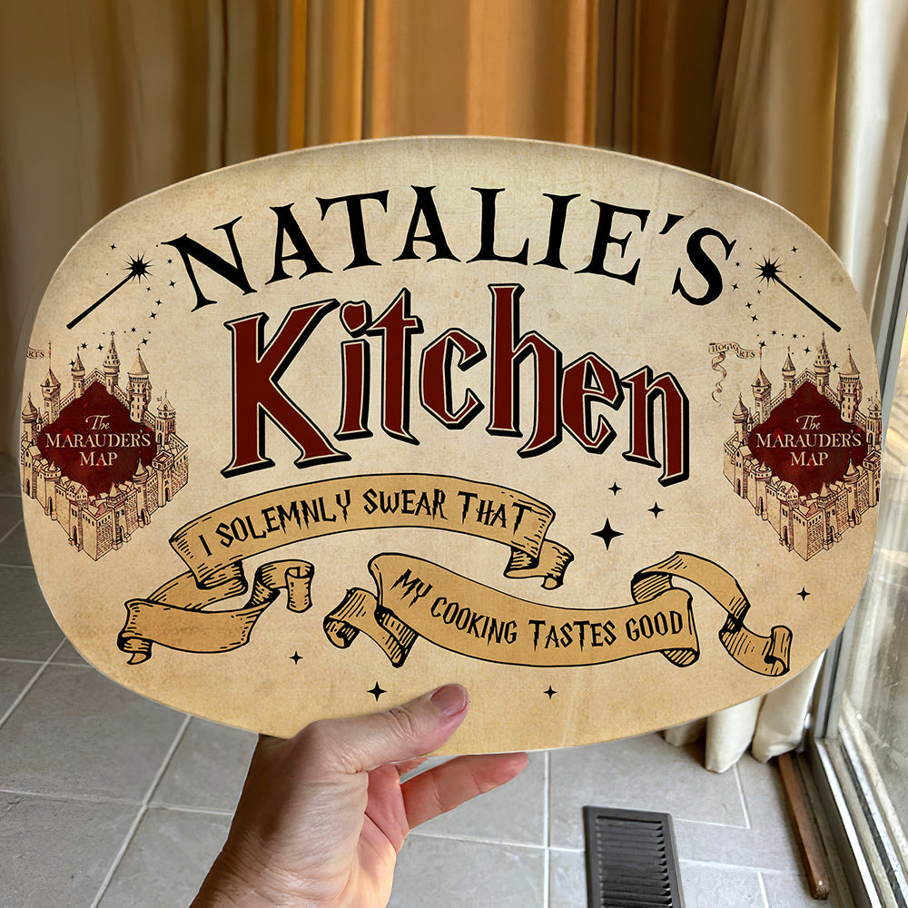 Personalized Harry Potter Marauder's Map Kitchen Sign