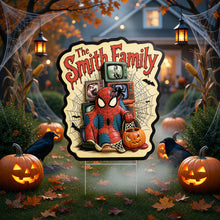 Load image into Gallery viewer, “Trick or Treat with Style!” - Spooky Halloween Yard Sign - Personalized Gift for Families
