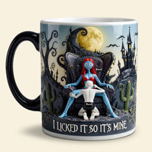 Load image into Gallery viewer, "I Licked It So It's Mine" - Unique Personalized Gothic Magic Coffee Mug - Gift for Couples, Friends, and Loved Ones
