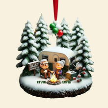 Load image into Gallery viewer, You're My Greatest Adventure - Personalized Camping Couple Christmas Ornament Ornament PopCulturePrints
