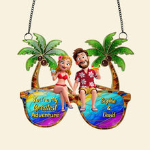 Load image into Gallery viewer, You&#39;re My Greatest Adventure - Personalized Suncatcher Ornament for Couples Ornament PopCulturePrints

