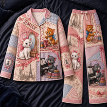 Load image into Gallery viewer, Adorable Cat Pajama Set - Personalized Gifts for Cat Lovers
