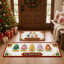 Load image into Gallery viewer, Bring Joy Home! Personalized Christmas Family Runner Rug - Unique Gift for Families
