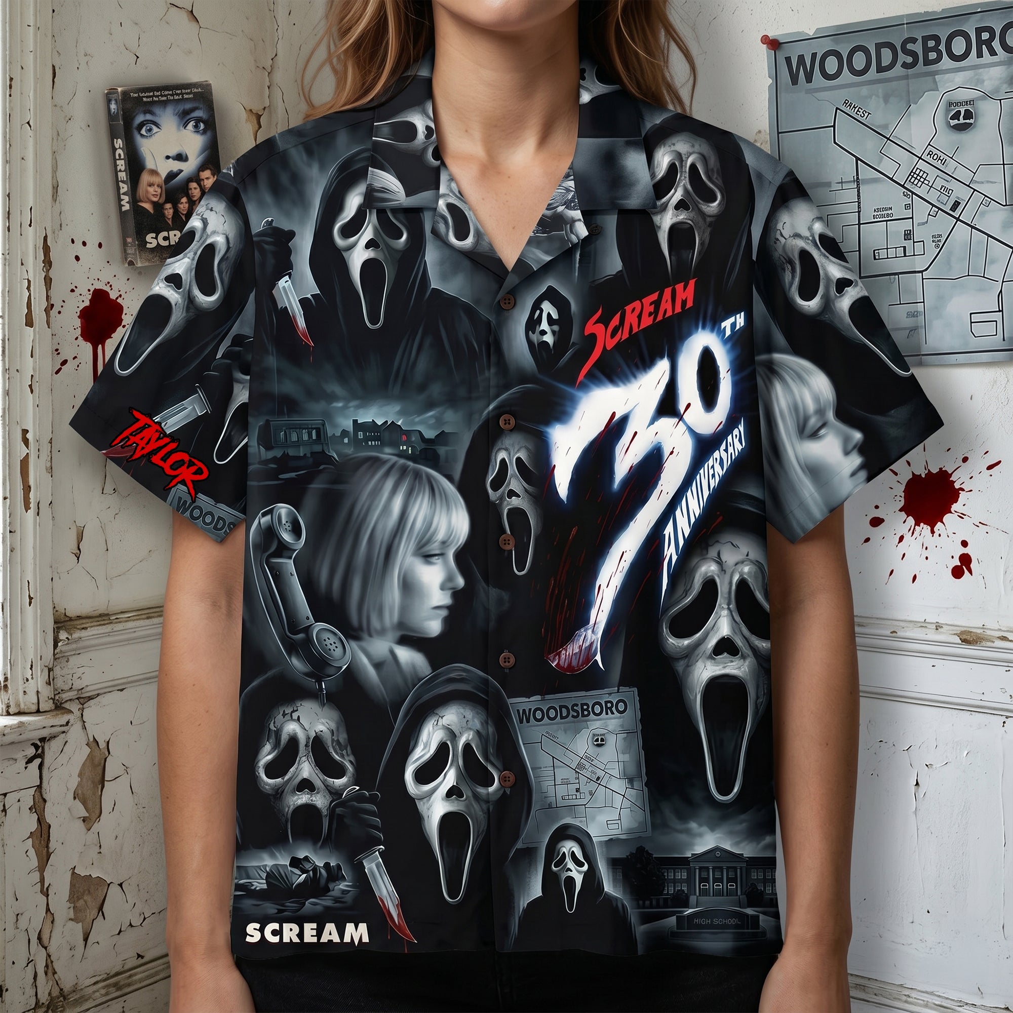 "Celebrate the Scream Culture!" - Scare Holiday Hawaiian Shirt - Personalized Gift for Horror Fans Hawaiian Shirts PopCulturePrints