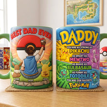 Load image into Gallery viewer, Best Dad Ever - Personalized Adventure Mug for Dads and Kids Coffee Mug PopCulturePrints
