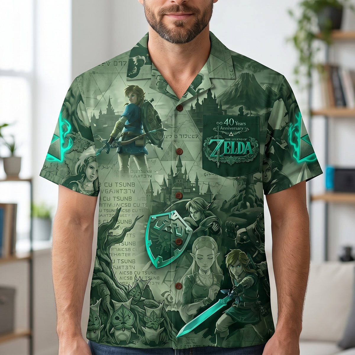 “Embark on a Quest in Style!” – Fantastic Journey Hawaiian Shirt - Personalized Gift for Gamers and Fans Hawaiian Shirts PopCulturePrints