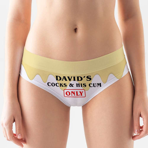 Personalized Fun Women's Briefs - David's Exclusive Boxer Briefs PopCulturePrints