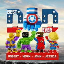 Load image into Gallery viewer, &quot;Best Pixel Dad Ever&quot; - Personalized Acrylic Plaque for Father&#39;s Day, Custom Gift for Dad, Grandpa, and More Shaped Plaques PopCulturePrints
