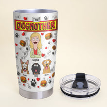 Load image into Gallery viewer, &quot;For the Dog Mom Who Has It All&quot; - Personalized Dog Mother Tumbler - Custom Gift for Mom, Grandma, Dog Lovers Tumbler Cup PopCulturePrints
