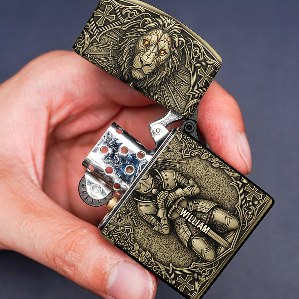 Embrace Your Faith: Knight of Faith Lighter - Personalized Gifts for Christians Lighter PopCulturePrints