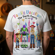 Load image into Gallery viewer, “Create Unforgettable Family Memories” - Personalized Family Vacation Shirt - Custom Gift for Families, Friends, and Kids
