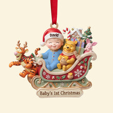 Load image into Gallery viewer, “The Joy of a Child’s First Christmas” - Personalized Baby Acrylic Ornament - Unique Gift for New Parents, Grandparents, or Family
