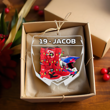 Load image into Gallery viewer, Personalized Christmas Ornament for Motocross Enthusiasts Ornament PopCulturePrints
