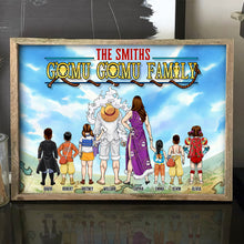 Load image into Gallery viewer, Personalized Family Canvas - Anime Inspired Design Poster &amp; Canvas PopCulturePrints
