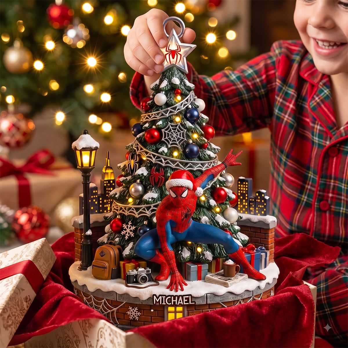 "Spread Holiday Cheer with Our Heroic Ornament - Personalized Gift for Everyone!"
