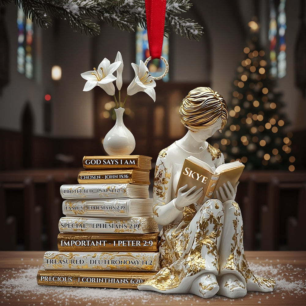 Acrylic Ornament for Book Lovers - Personalized Gifts for the Literary Enthusiast