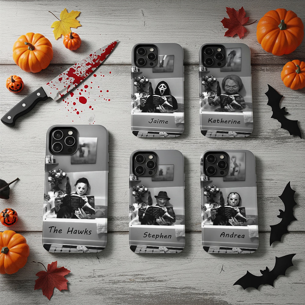 Scream for Joy - Personalized Chilling Killer Phone Case for Horror Fans Phone Case PopCulturePrints