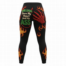 Load image into Gallery viewer, Own the Moment with Naughty Couple Leggings - Customizable Gift for Her Shorts and Pants PopCulturePrints
