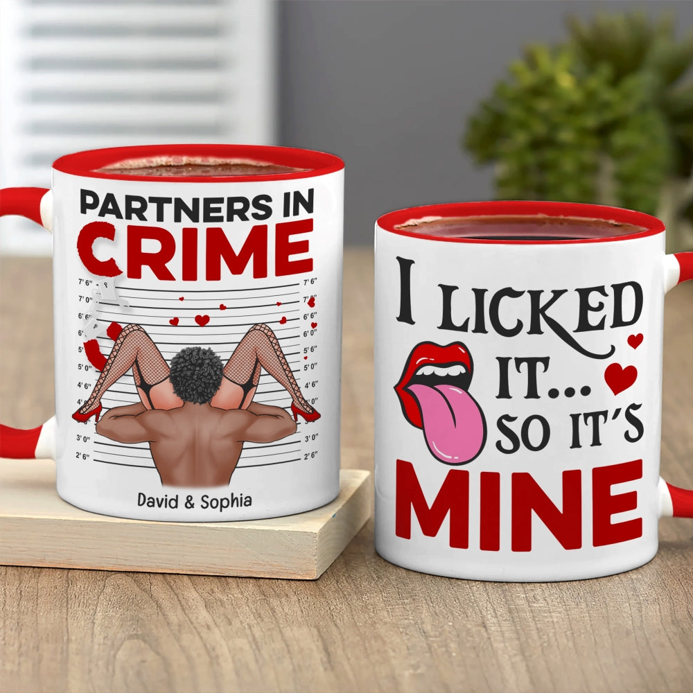 Personalized Partners in Crime Coffee Mug for Couples Coffee Mug PopCulturePrints