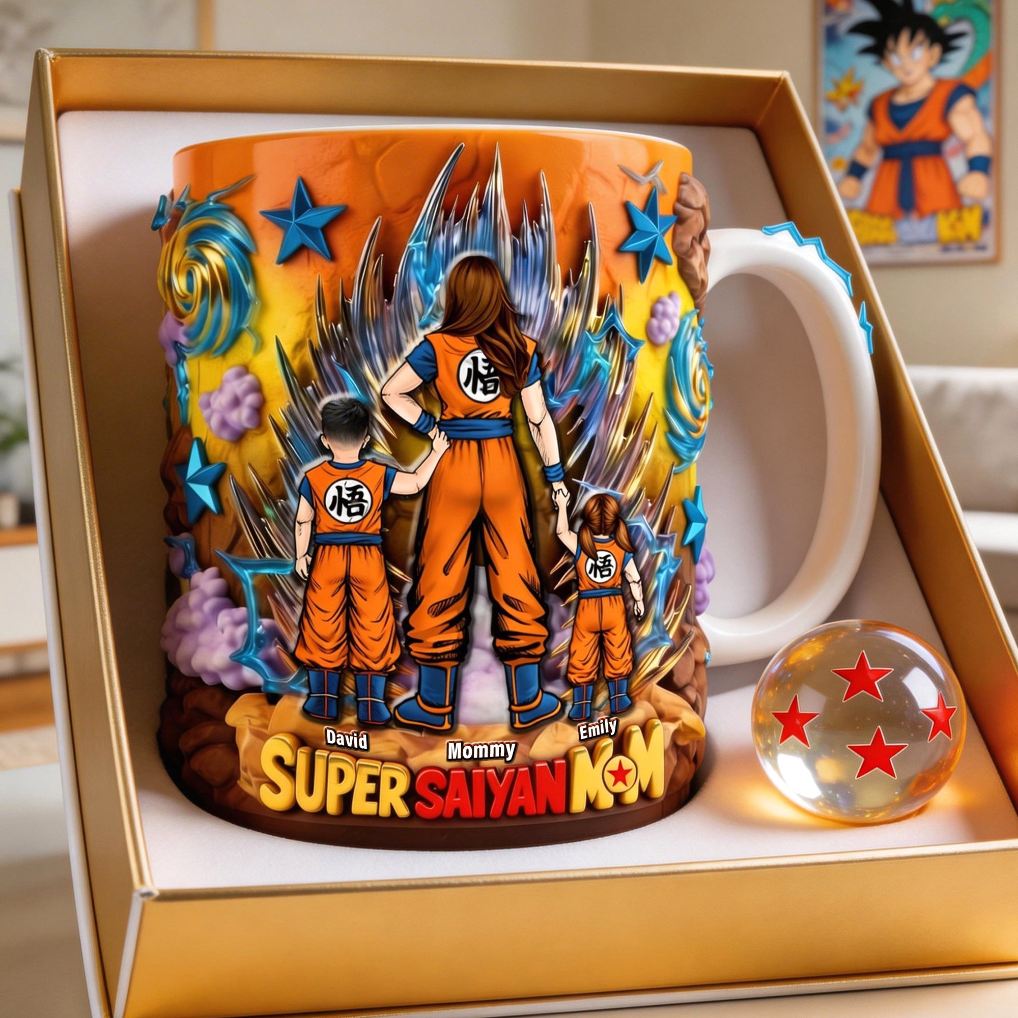 “Unleash Your Inner Superhero!” - Personalized Ultimate Warrior Mom Coffee Mug - Gift for Moms, Grandmas, and More Coffee Mug PopCulturePrints