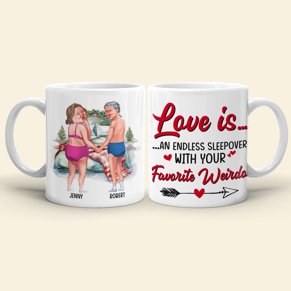 Personalized Couple Mug - Endless Love Sleepover