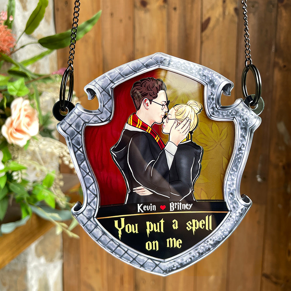 Custom Couple Harry Potter Inspired Plaque - 'You Put A Spell On Me'