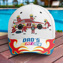 Load image into Gallery viewer, Personalized Dad&#39;s Pit Crew Classic Cap - Custom Father&#39;s Day Gift
