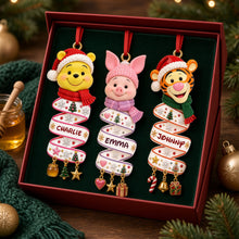 Load image into Gallery viewer, Cute Christmas Ornament With Name - Personalized Gift for Kids and Family Ornament PopCulturePrints
