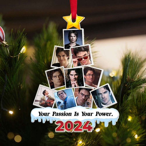 Custom Photo Christmas Ornament for TV Show Fans - 2024 Edition Ornament PopCulturePrints