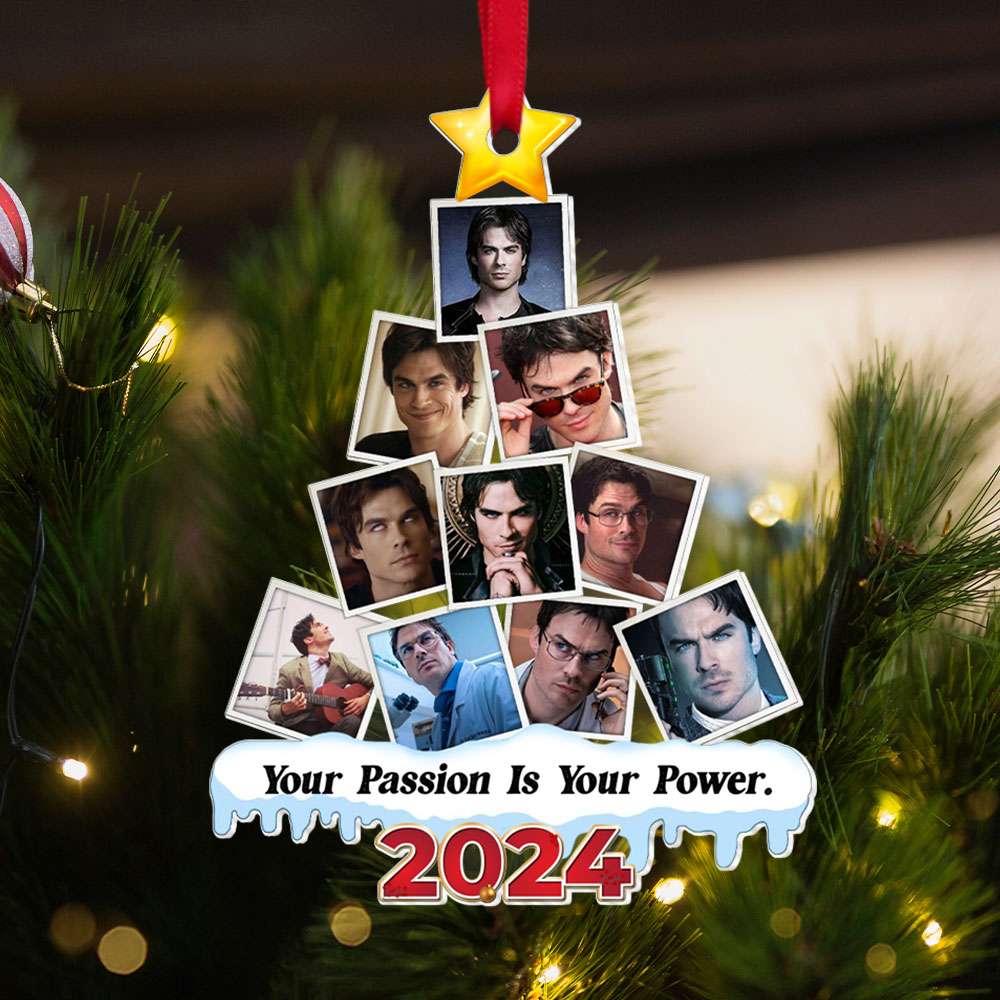 Custom Photo Christmas Ornament for TV Show Fans - 2024 Edition Ornament PopCulturePrints