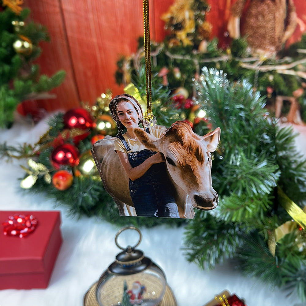 Personalized Farmer's Keepsake Ornament Ornament PopCulturePrints