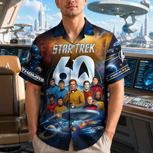 Load image into Gallery viewer, “Celebrate 60 Years of Adventure!” - Personalized Hawaiian Shirt - Gift for Movie Lovers
