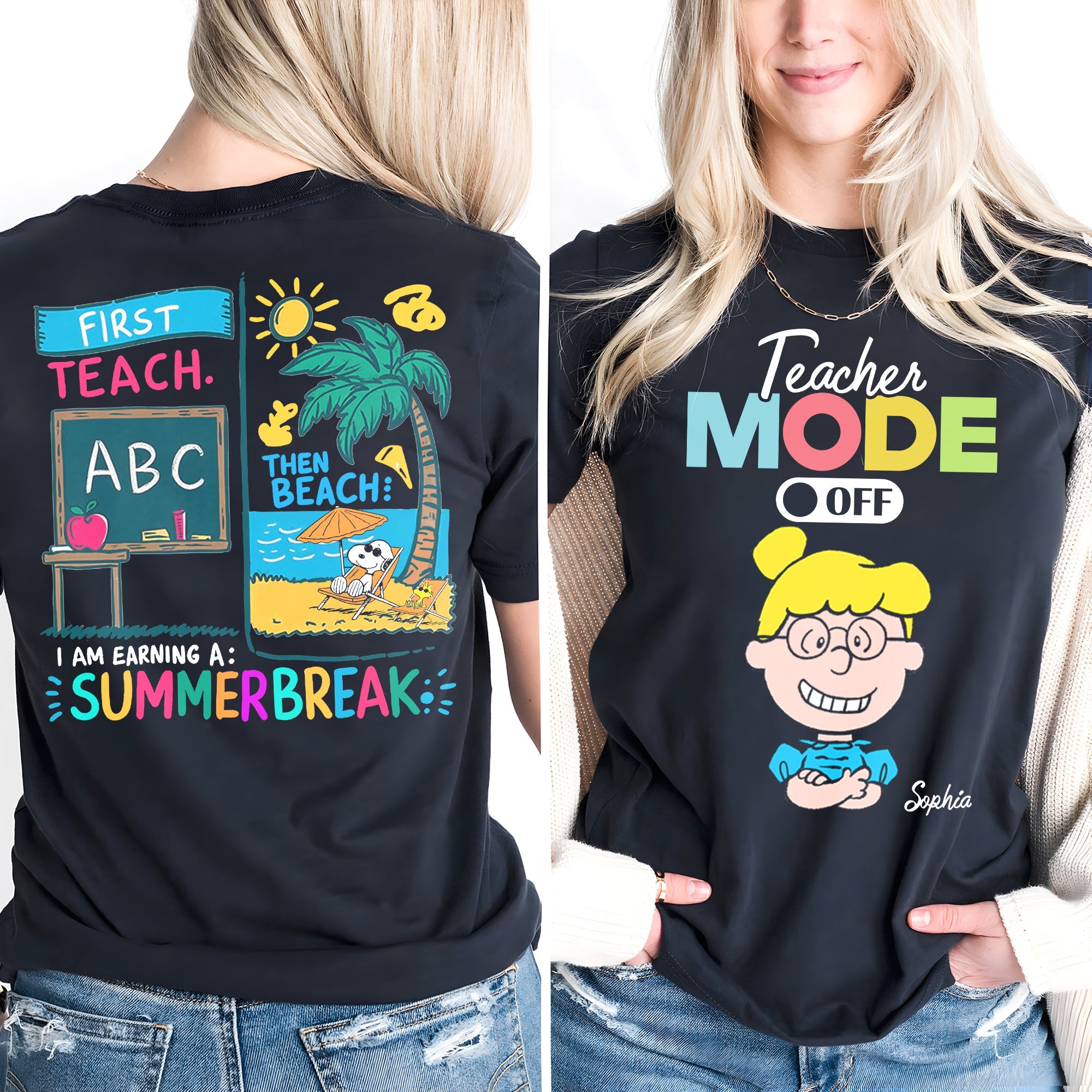 Teacher Summer Break Personalized T-Shirt