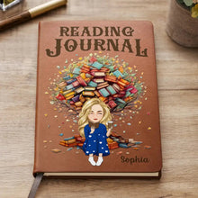 Load image into Gallery viewer, Embrace Your Story - Personalized Reading Journal for Book Lovers Leather Journal PopCulturePrints
