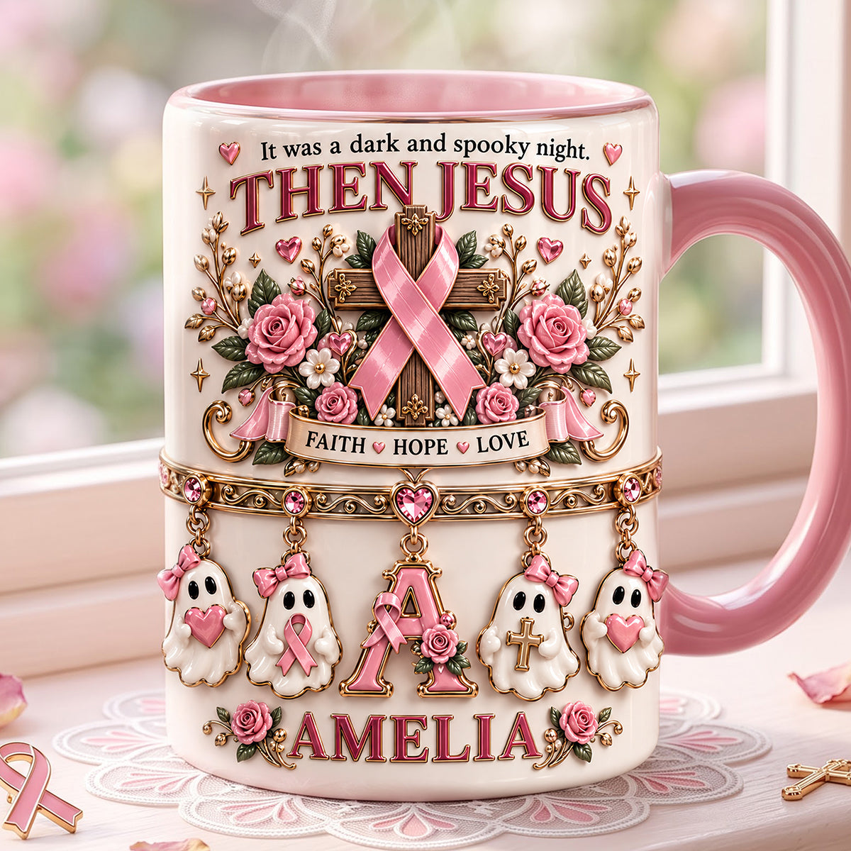 "Faith, Hope, Love - Personalized Gifts for Every Occasion" - Coffee Mug