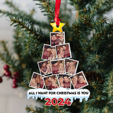 Load image into Gallery viewer, Personalized Couple Christmas Photo Ornament - Unique Love Tree Design for Valentine&#39;s Day Gifts Ornament PopCulturePrints
