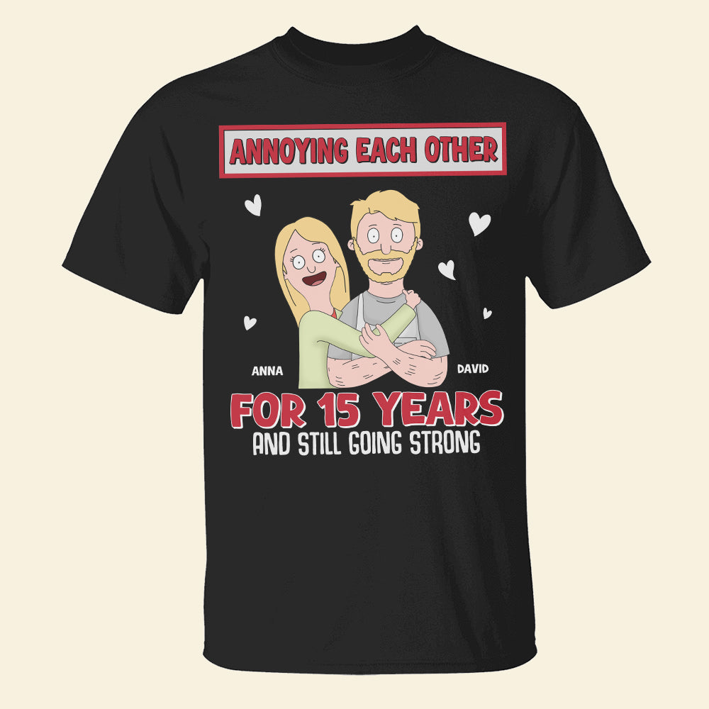 Funny Couples T-Shirt - Annoying Each Other For 20 Years Shirts PopCulturePrints