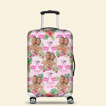 Load image into Gallery viewer, Personalized Couple Luggage Cover - Travel Partners for Life Luggage Covers PopCulturePrints
