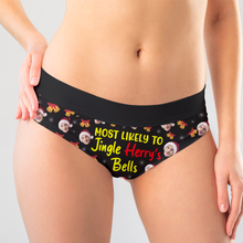 Load image into Gallery viewer, Custom Photo Christmas Men&#39;s Boxers and Women&#39;s Briefs
