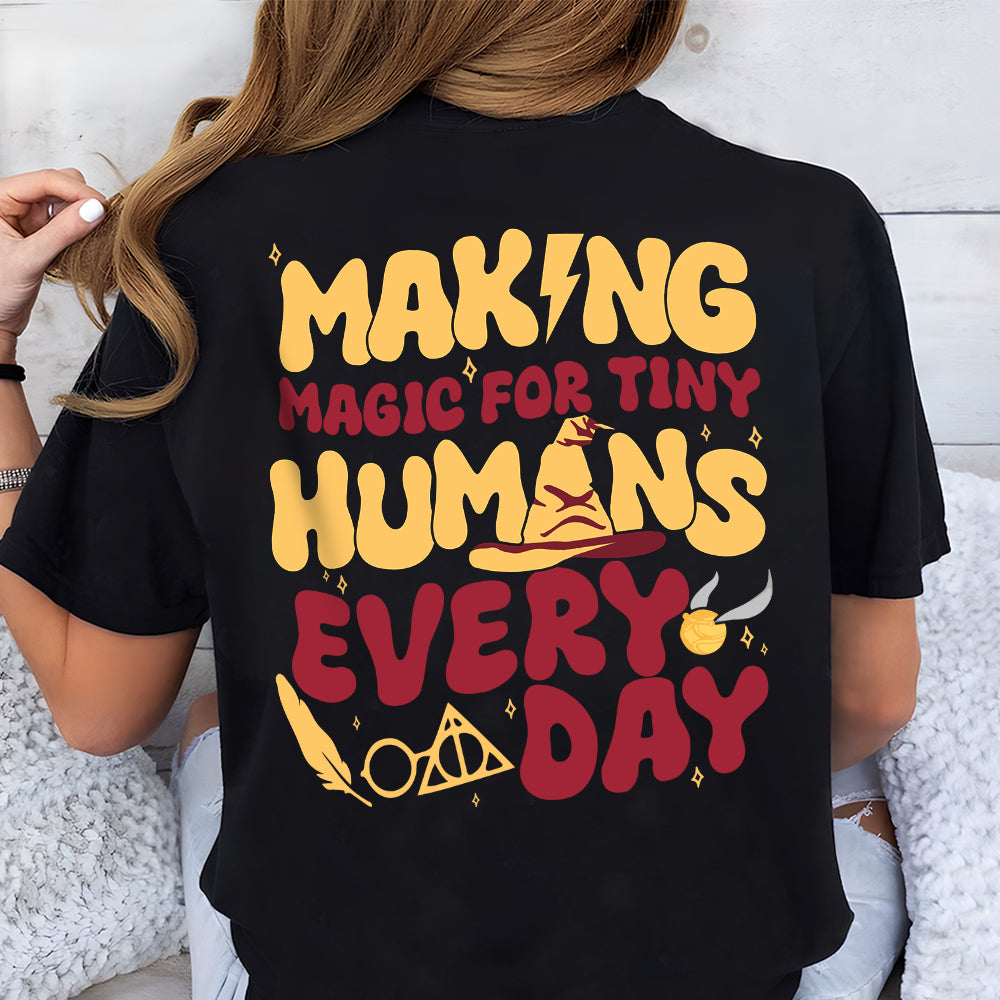 Personalized Harry Potter Teacher Wizard Themed T-Shirt