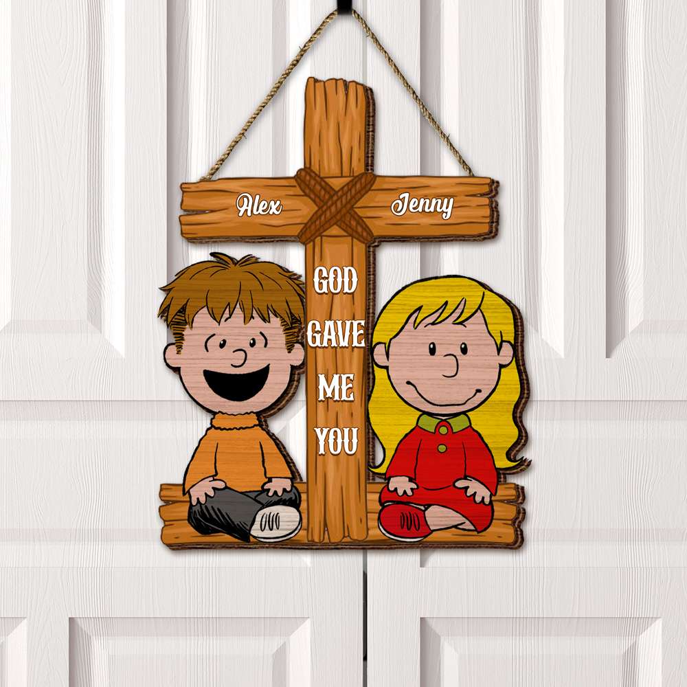 Customized Couple Wood Sign - Unique Valentine's Day Gifts for Love Wood Sign PopCulturePrints