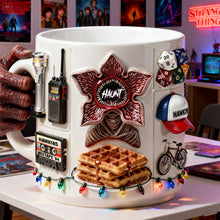 Load image into Gallery viewer, “Embrace Your Inner Hero” - Retro Horror Adventure Coffee Mug - Personalized Gift for Fantasy Lovers Coffee Mug PopCulturePrints
