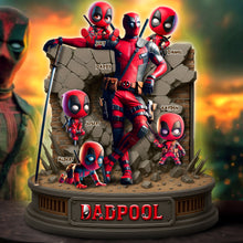 Load image into Gallery viewer, &quot;Unleash the Hero in Dad!&quot; - Red Warrior Dad Acrylic Plaque - Personalized Gifts for Father Shaped Plaques PopCulturePrints
