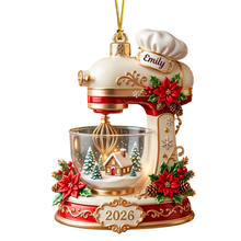 Load image into Gallery viewer, Bake Memories: Personalized Baking Mixer Christmas Ornament - A Perfect Gift for Baking Lovers
