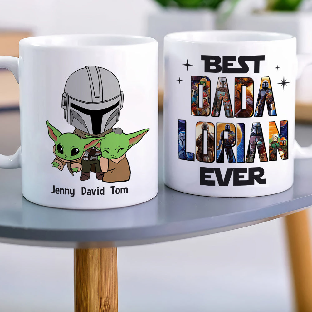 Personalized Best Dada Lorian Mug - Custom Family Gift Coffee Mug PopCulturePrints