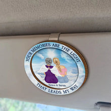 Load image into Gallery viewer, Your Memories Are The Light - Personalized Custom Shaped Car Visor Clip Gift Car Visor Clip PopCulturePrints
