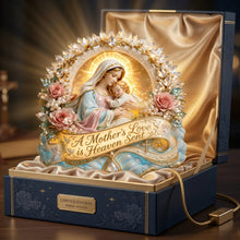 Load image into Gallery viewer, A Mother's Love is Heaven Sent – Personalized Blessed Mother Love Light Box Gift for Christian Light Box PopCulturePrints
