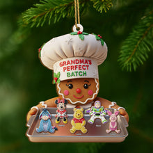 Load image into Gallery viewer, Grandma&#39;s Perfect Batch - Personalized Cookie Ornament for Grandma Ornament PopCulturePrints
